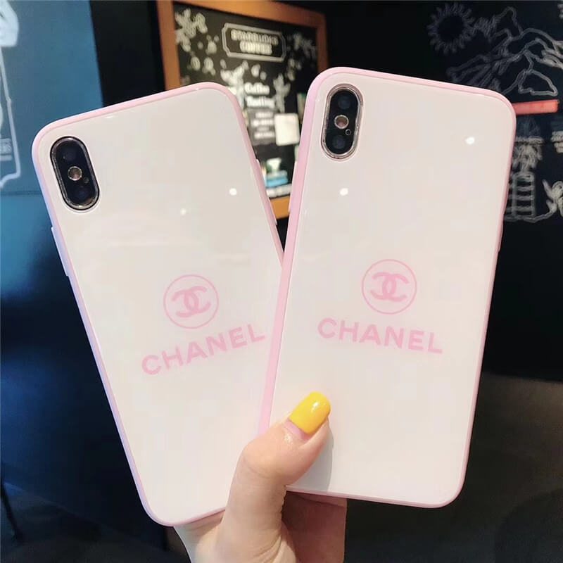 chanel スマホケース シャネルiPhoneケースピンク シャネルパロディ iPhone11 pro max スマホカバー