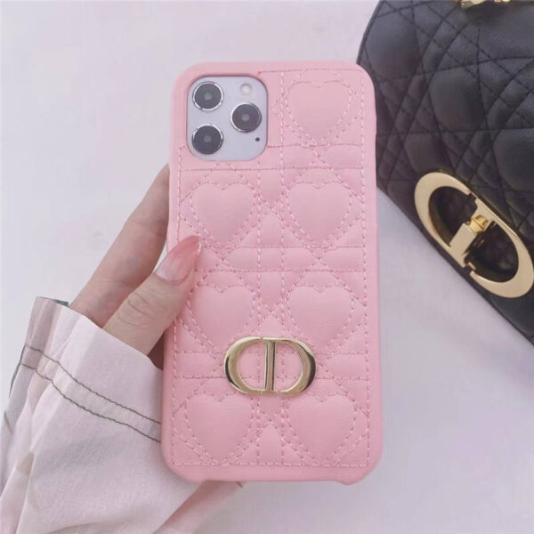 dior 風 iphone16pro/16 レザーケース 女性 30代 40代 iphone15pro maxケース キルティング ディオール iphone14/13pro ケース 可愛い スマートフォンケース iphone12 衝撃吸収 おすすめ - 画像 (5)