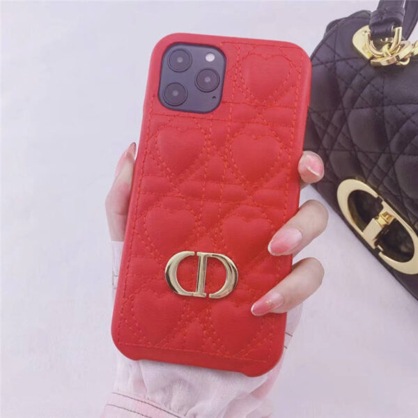 dior 風 iphone16pro/16 レザーケース 女性 30代 40代 iphone15pro maxケース キルティング ディオール iphone14/13pro ケース 可愛い スマートフォンケース iphone12 衝撃吸収 おすすめ - 画像 (4)
