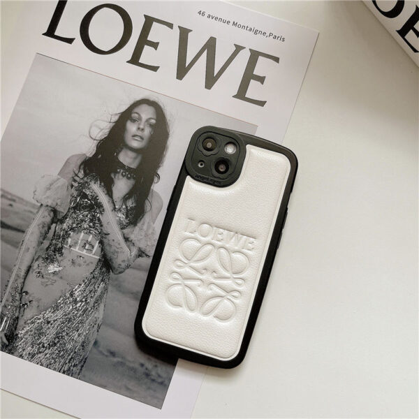iphoneケース ロエベ風 アイフォンケース15/15pro max 韓国 通販 スマホケース loeweパロディ iphone14/13/12 携帯カバー おそろい iphone レザーケース おすすめ - 画像 (5)