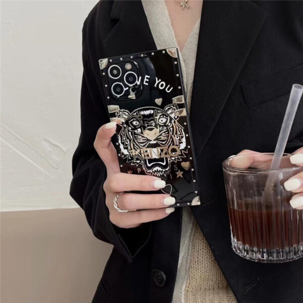 kenzo iphoneケース15 トランク型 iphone15pro/14/14pro maxケース ケンゾー 虎柄 アイフォン13鏡面ケース かっこいい iphone13pro/12プロカバー ブランドコピー オシャレ - 画像 (5)