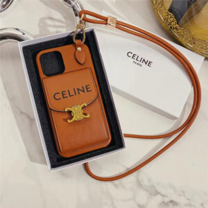 【箱・保存袋あり】セリーヌ　携帯ケース カードケース celine箱にも若干ダメージございます