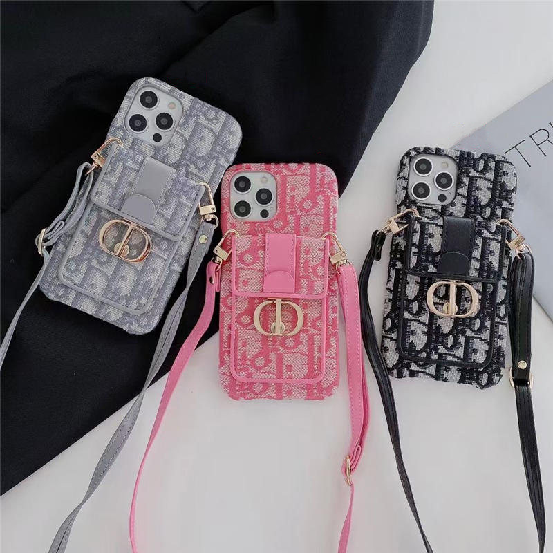 dior iphone15 ケース ショルダー