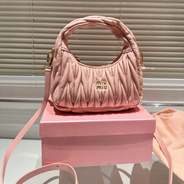 ミュウ ワンダー アイコンバッグ miumiu マテラッセ ホーボー バッグ 2way ショルダーバッグ ブランド コピー ポシェット かわいい - 画像 (6)