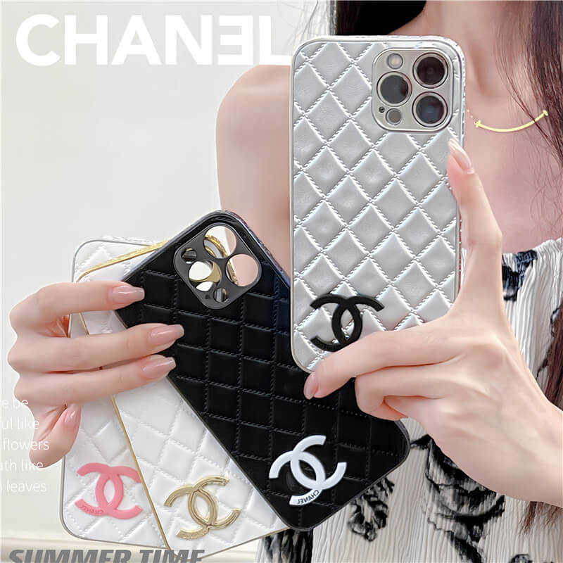 CHANEL シャネル マトラッセ ツイード ココマーク iPhoneケース