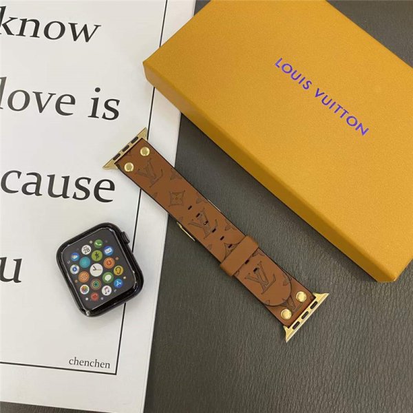 アップル ウォッチ バンド ヴィトン apple watch バンド 高級 ブランド 40/41mm 44/45mm スマート ウォッチ ベルト おしゃれ 腕時計 ベルト 交換 メンズ レディース - 画像 (3)