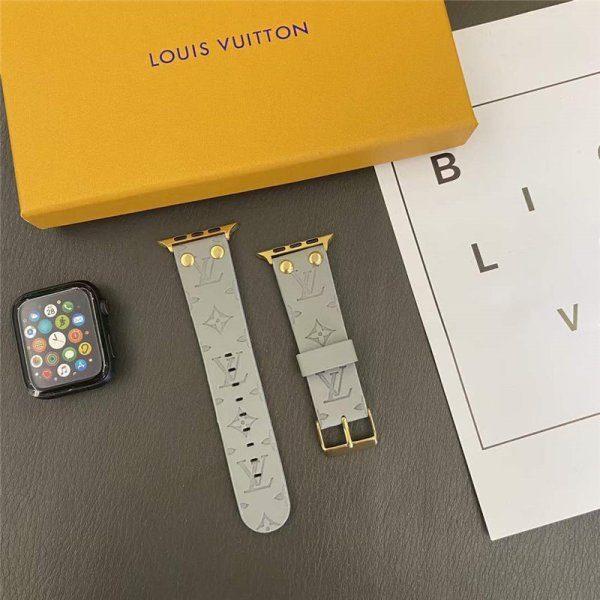 アップル ウォッチ バンド ヴィトン apple watch バンド 高級 ブランド 40/41mm 44/45mm スマート ウォッチ ベルト おしゃれ 腕時計 ベルト 交換 メンズ レディース - 画像 (4)