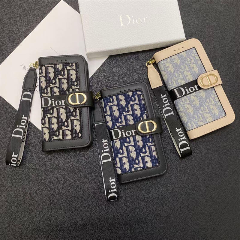 dior アイ フォン15pro ケース 手帳型