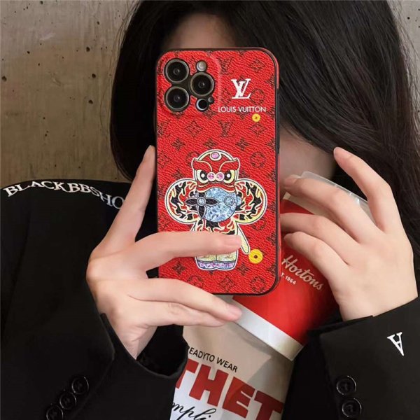 ヴィトン風 iphone15/15promx ケース ルイ ヴィトン ライオン iphone14/14pro ケース 大人可愛い iphone13pro/12 スマホケース ブランド おしゃれ - 画像 (3)