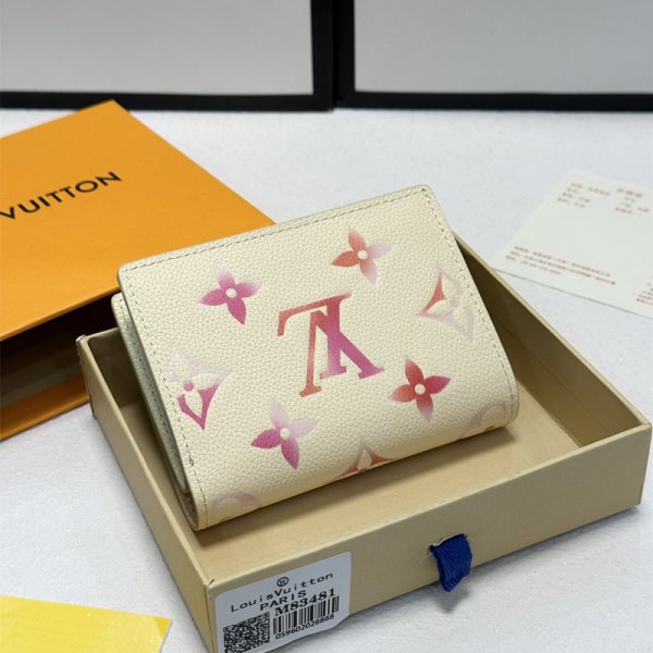 ルイ ヴィトン 財布 レディース 人気 ルイ ヴィトン ポルトフォイユ クレア 二 つ折り 財布 可愛い ウォレット ハイ ブランド 財布 レディース - 画像 (5)