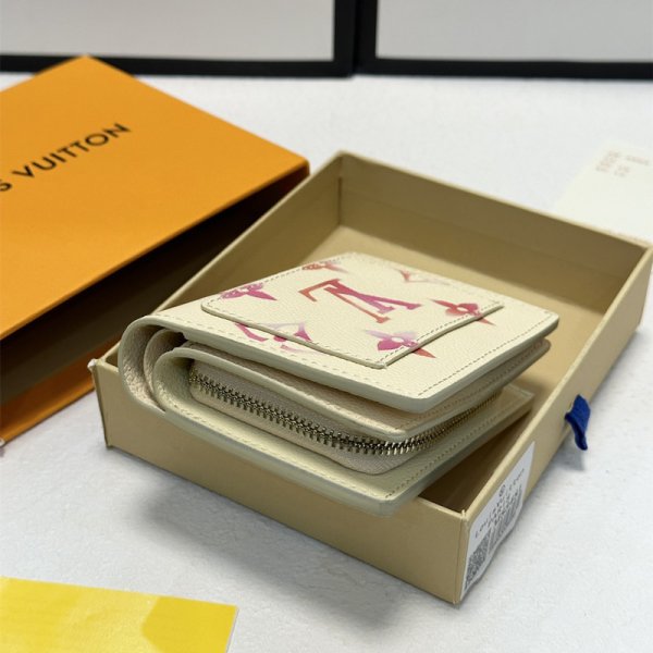 ルイ ヴィトン 財布 レディース 人気 ルイ ヴィトン ポルトフォイユ クレア 二 つ折り 財布 可愛い ウォレット ハイ ブランド 財布 レディース - 画像 (4)