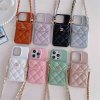 シャネル iphone16pro/16promax ケース スマホ ショルダー ブランド iphone15pro/14pro ケース カード 収納 chanel風 iphone13/12 ケースブランドレディース iphoneケース 斜めがけ チェーン