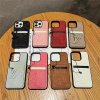 iphoneケース カード収納 ルイヴィトン iphone16/16promax ケース カード 収納 2枚 ヴィトン風 iphoneケース バイカラー iphone15/14/13 ケース ブランド 可愛い