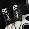 iphone17/17pro ショルダーケース サンローラン iphone キルティング ケース iphone16/16promax ケース 斜めがけ YSL アイフォン15/14 ケース 人気 女子
