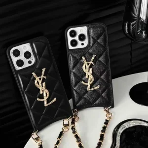 iphone17/17pro ショルダーケース サンローラン iphone キルティング ケース iphone16/16promax ケース 斜めがけ YSL アイフォン15/14 ケース 人気 女子