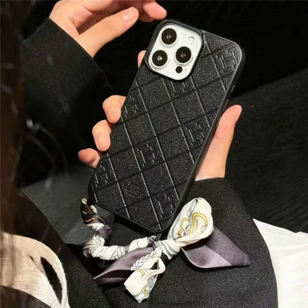 iphone17 ケース エルメス アイ フォン ケース スカーフ付き iphone16/16pro ショルダーケース hermes iphone15promax/14/13 ケース シンプル おしゃれ スマホケース 必ず届く - 画像 (7)