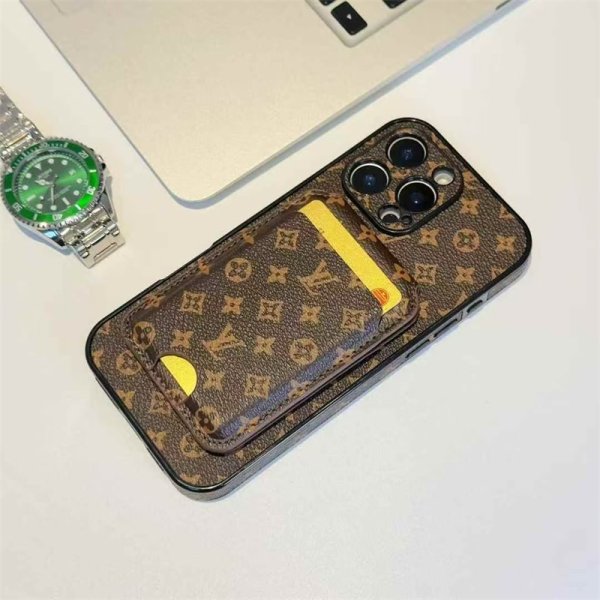 ルイヴィトン iphone17/17air ケース gucci iphone17pro ケース 背面 収納 ハイ ブランド iphone16pro/16promax ケース おしゃれ メンズ スマホケース カード ケース 付き - 画像 (9)